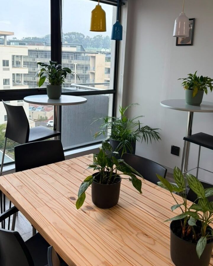 Meeting table at the Tygervalley office
